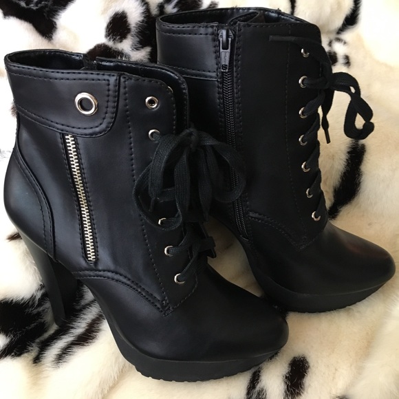 Jennifer Lopez Shoes - Black 4” Heel Boots by JLO NWOT